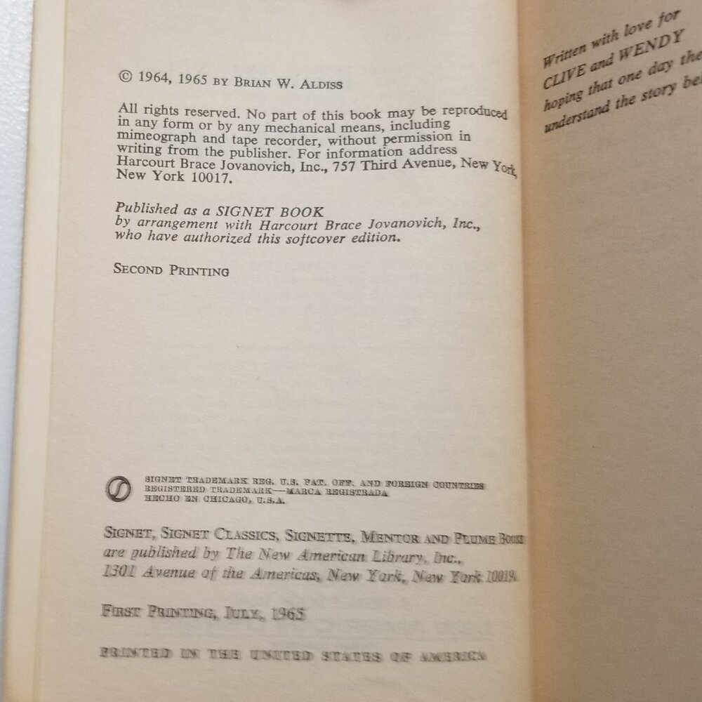 slow-acting apocalypse bk: Greybeard, VGUC 2nd printing paperback - Picture 6 of 6